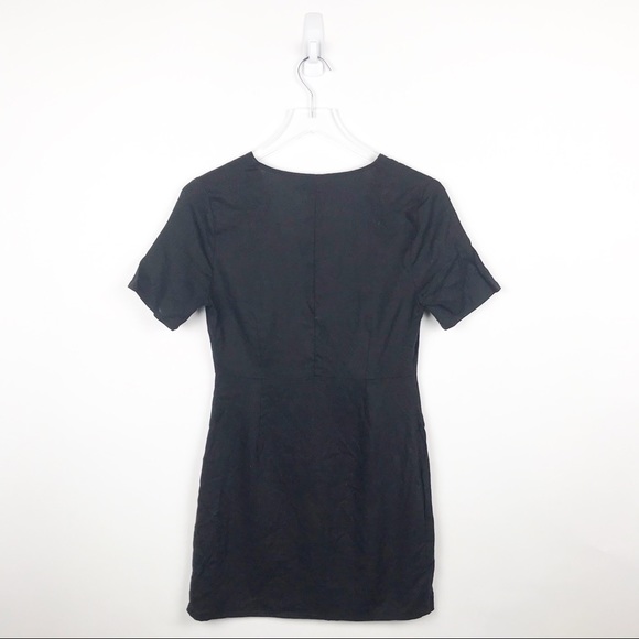 NWOT Nasty Gal Collection Black Button Up Dress 4 - Picture 4 of 5